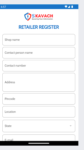 SKavach Retailers Screen 2