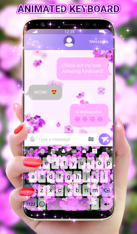 Purple Dream Keyboard + Live W - 5.10.45 - (Android)
