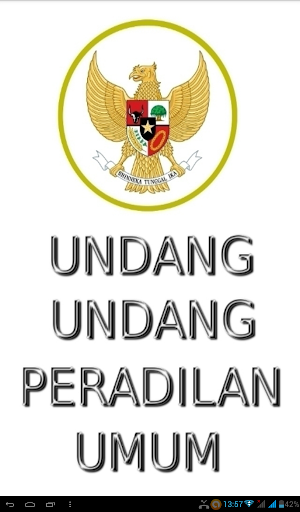 Android application Undang-Undang Peradilan Umum screenshort