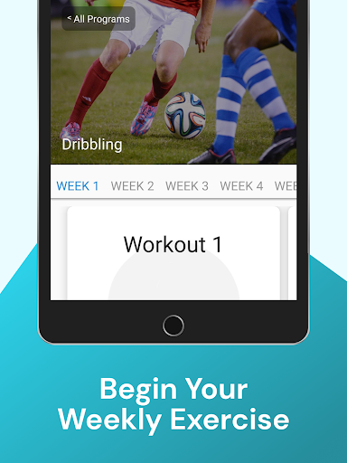 Screenshot of Soccer Dribbling