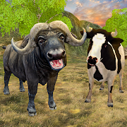Wild Bull Family Survival Sim