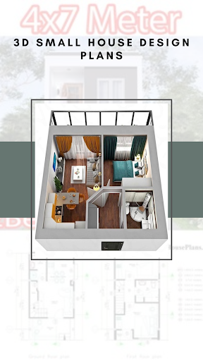 Android application 3D SMALL HOUSE DESIGN PLANS screenshort