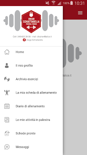 Android application Diego Schiattarelli P.T. screenshort