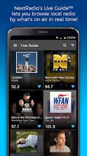 NextRadio – Radio FM gratuite Capture d'écran