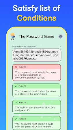 Game screenshot The Password Game hack