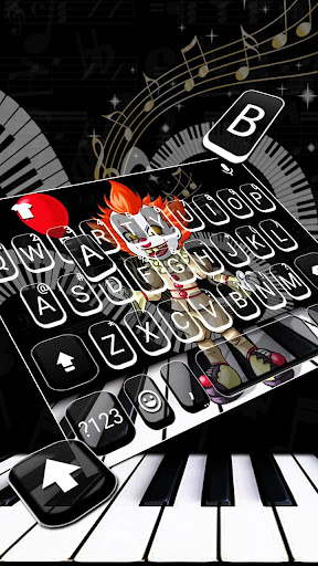 Scary Piano Clown Keyboard Bac Screen 2