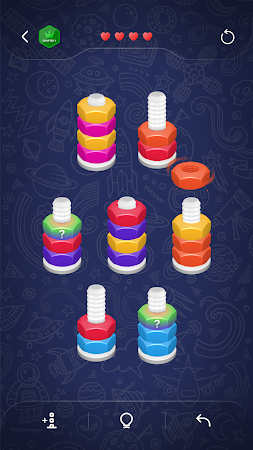 Game screenshot ナッツを並べ替える: パズル チャレンジ apk download