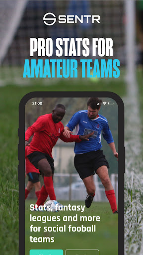 Android application Sentr Football screenshort