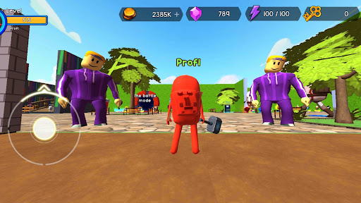 Android application Rainbow sandbox: guys and pets screenshort