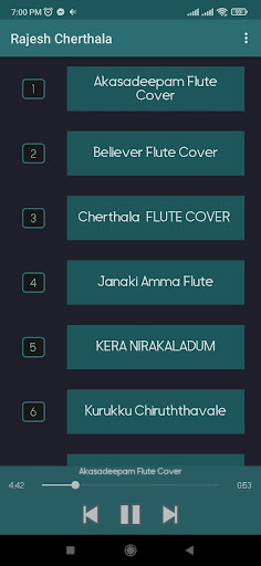 rajesh cherthala flute music Screen 3