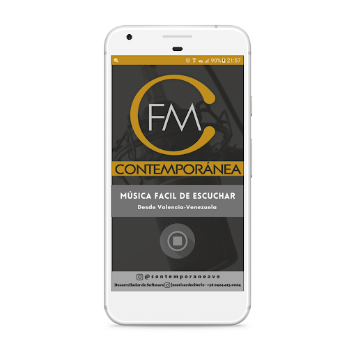 Android application 105.9 Contemporánea FM screenshort