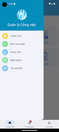 APP QLCV + Screen 3