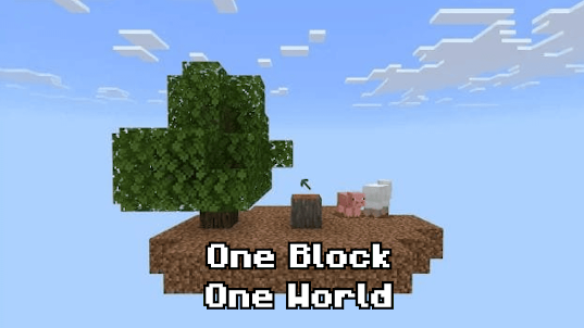 One Block Mod for Minecraft PE