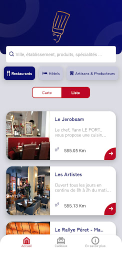 Tables et Auberges de France Screen 2