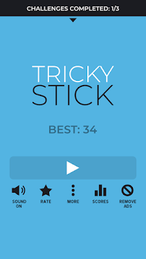 #1. Tricky Stick (Android) By: ShapeShift Games