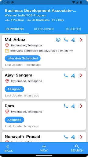 Android application 1Office screenshort
