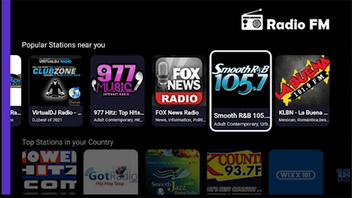 Screenshot of Radio FM