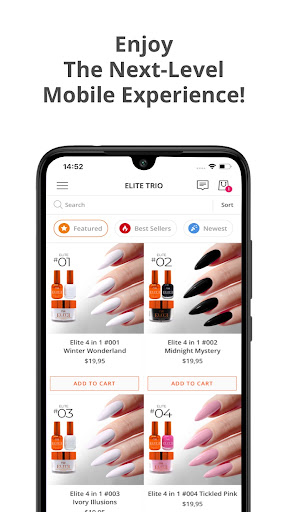 NuRevolution Shop Screen 2