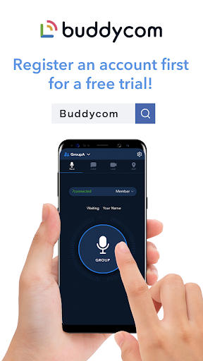Android application Buddycom - PTT Walkie Talkie screenshort