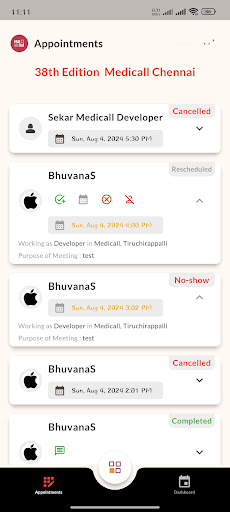 Medicall Expo - Exhibitor Screen 2