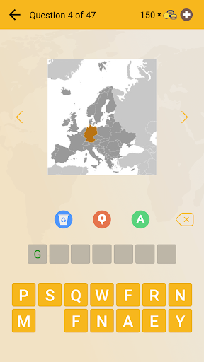 World Geography Quiz: Countrie Screen 2