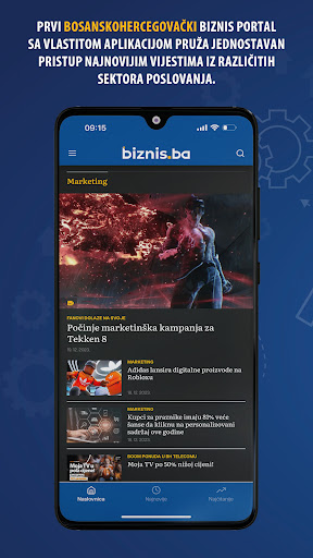 Android application Biznis.ba screenshort