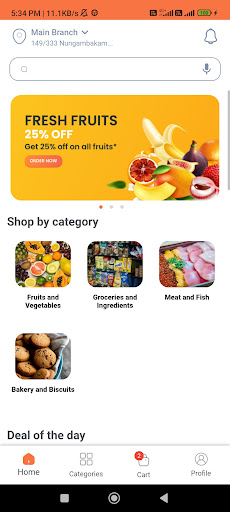 Android application Allcommerce Buyer - Demo screenshort