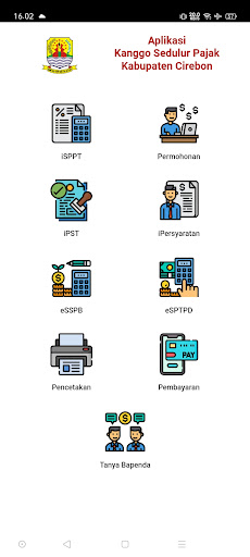 Android application Akang Surja Kab Cirebon screenshort