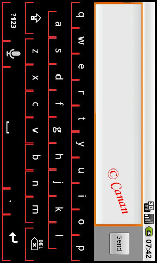 KB Skin : DarkRed Screen 2