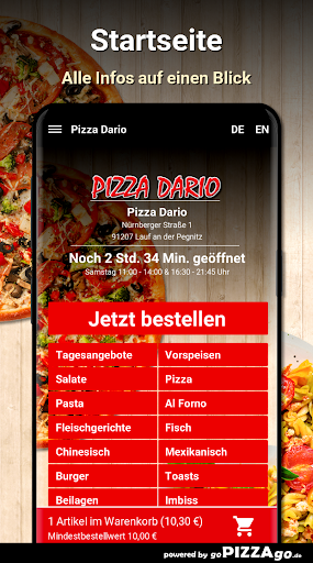 Pizza Dario Lauf an der Pegnit Screen 2