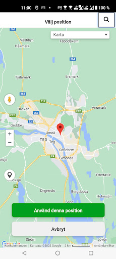 Felanmälan Umeå kommun Screen 2