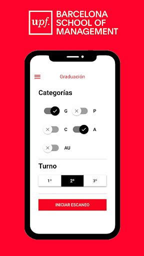 Android application UPF-BSM screenshort