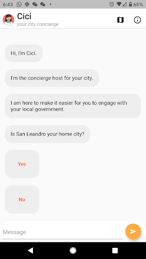 CITYCHAT.ai Screen 2