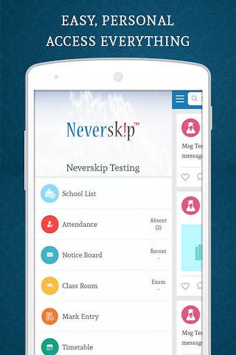 Android application SCHOOL TEACHER APP screenshort