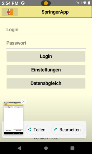 Android application PCG Springer App screenshort