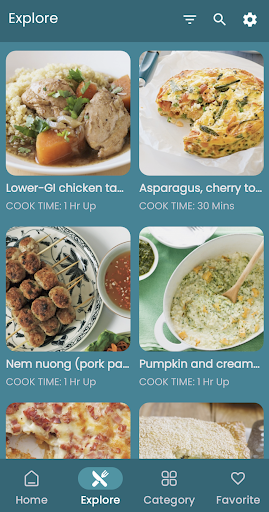 Dinner Time Recipes Screen 2