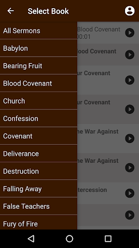 Android application Milton Green Sermons screenshort