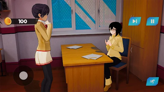 Sakura School Girl Life Sim 3D