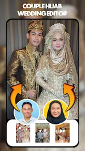 Couple Hijab Wedding Editor