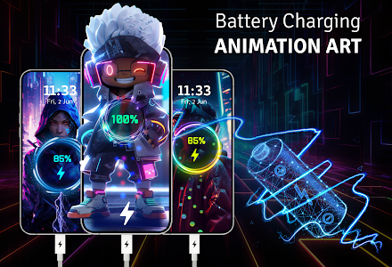 Battery Charger Animation Art Unknown