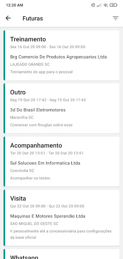 Luggia CRM Screen 3