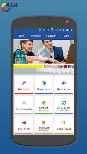 Android application SHK-TV - Sanitär-Heizung-Klima screenshort