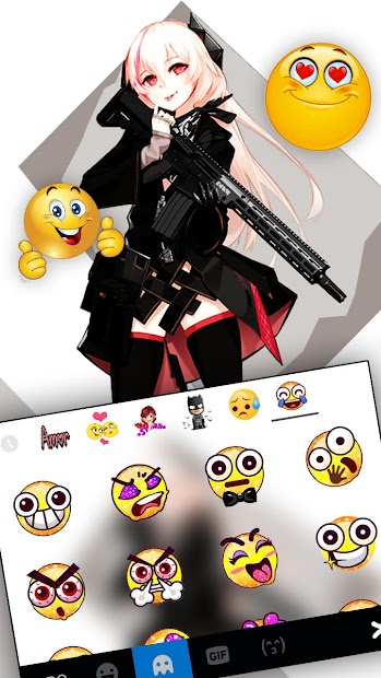 Imágen 4 Anime Assassin Girl Teclado android