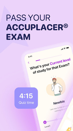 Android application Accuplacer Practice Exam 2024 screenshort