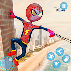 Flying Rope Hero Stickman Game - Grand Crime City 1.2