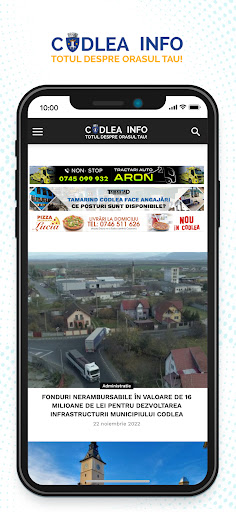 Android application Codlea Info screenshort