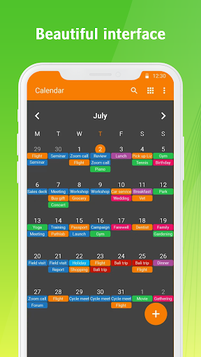 Android application Calendar - scheduler & planner screenshort