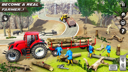 Real Farming: Tractor Game 3D Screen 2