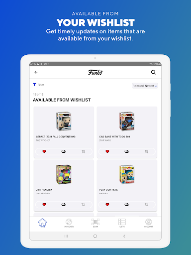 Screenshot of Funko