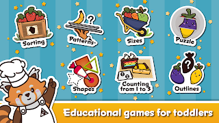 ELIA Kids: Toddler food games - Screenshot 1